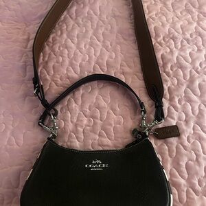 Coach Black and checkerboard Teri Shoulder Bag